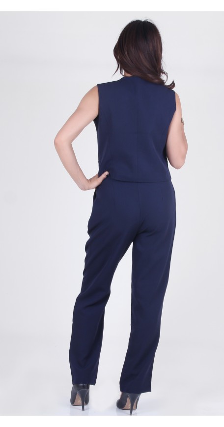 SHERA TAKIM LACİVERT ELBİSE